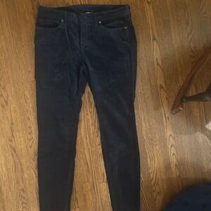 Dark Blue velvety Pants size 14tall